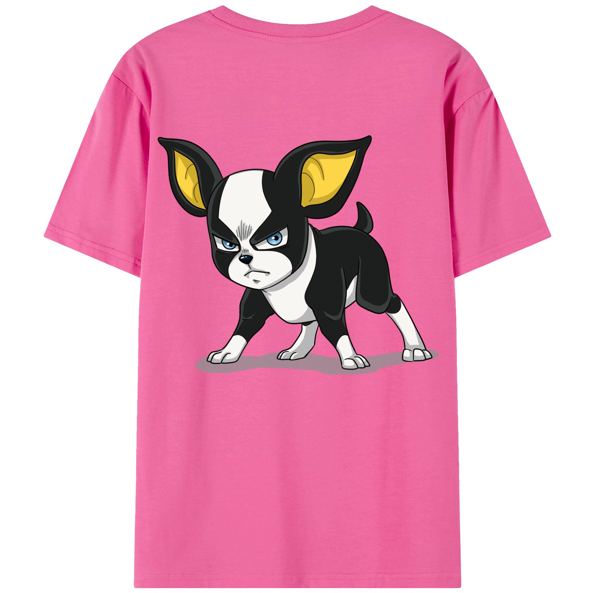 （画像用） ジョジョの奇妙な冒険 イギー JoJo's Bizarre Adventure Iggy レディース半袖Tシャツ(バックプリント)